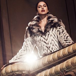 LOLITA 2-TONE FUR COAT